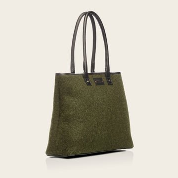 Honest Wolf Mini Tote Forest Green bag