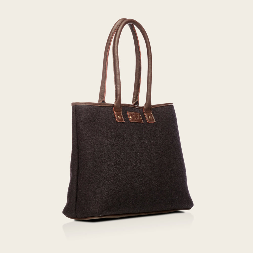 Honest Wolf Mini Tote Mid Brown bag