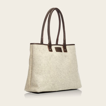 Mini Tote Bag - Taupe Handbag | Honest Wolf
