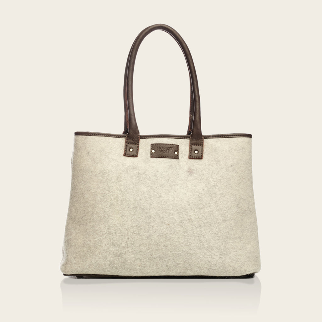 Honest Wolf Mini Tote Taupe bag